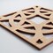 Ekena Millwork Small Brownsville Decorative Fretwork Wood Wall Panels, Alder, 11 3/8"W x 11 3/8"H x 3/8"T WALW12X12X0375BNEAL - alternate 2